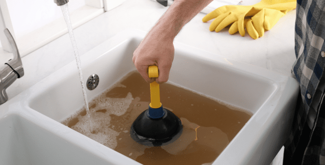 clogged drains